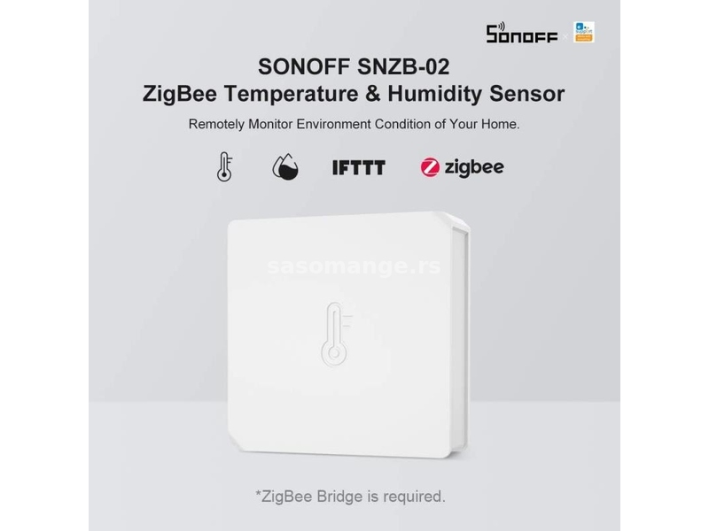 SONOFF SNZB-02 senzor temperature i vlaznosti vazduha
