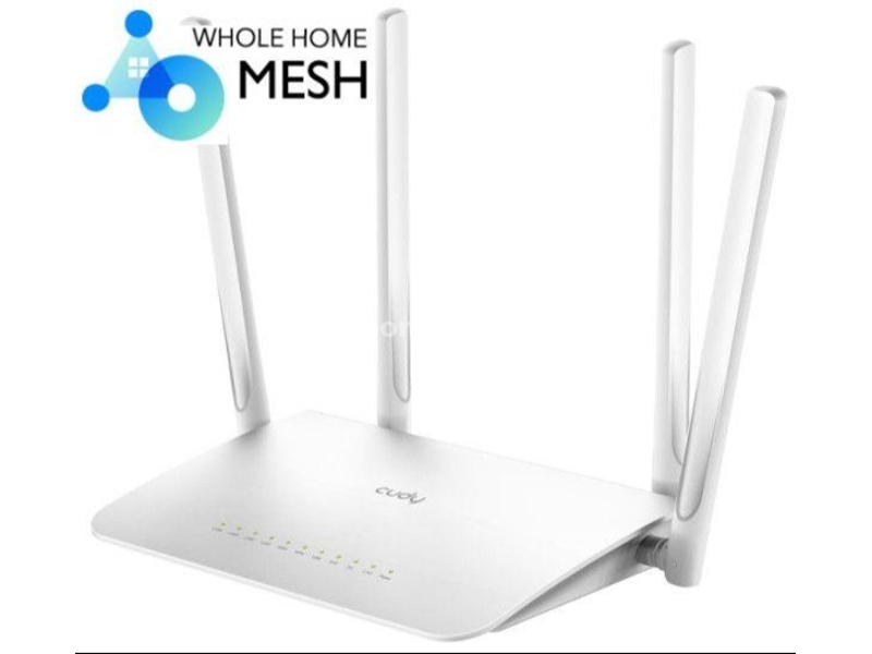 Cudy WR1300 AC1200 Dual Band 2.4+5Ghz MESH Wi-Fi Ruter 1W4LA