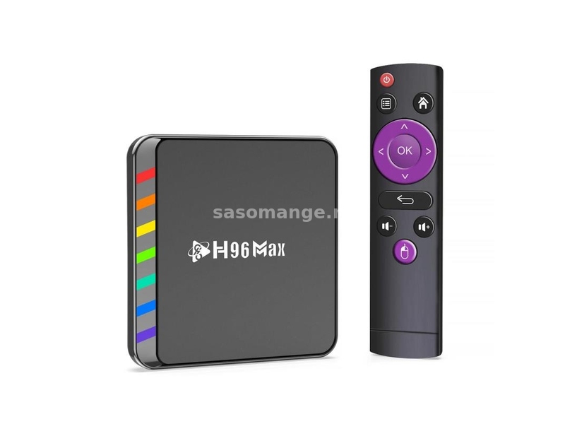 H96 MAX Smart tv box sa blutootom 5.0 i 2/16 GB memorije služi za gledanje besplatne kablovske tv