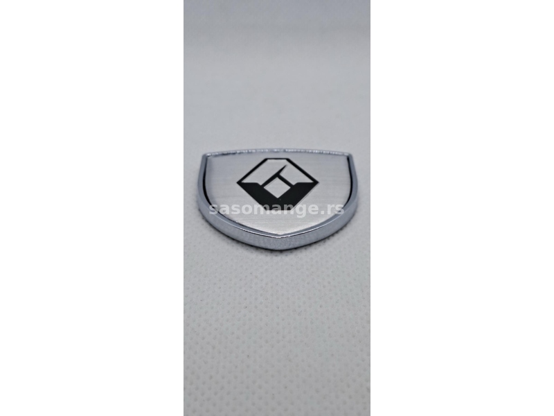 Samolepljivi metalni stiker za automobil - RENAULT