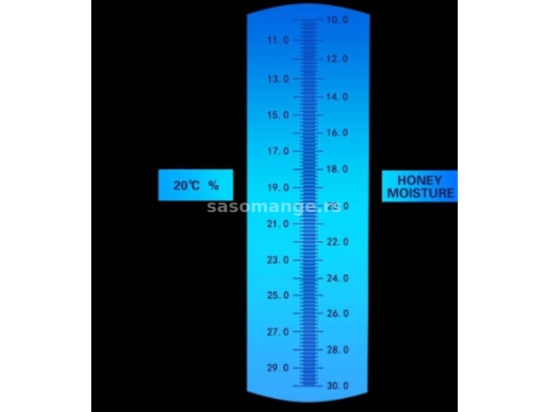 Refraktometar ATC za med brix 10-30% Vodeni med