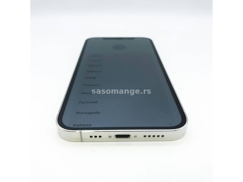iPhone 12 Pro Silver 128GB NOVO! 100% BATT SA173