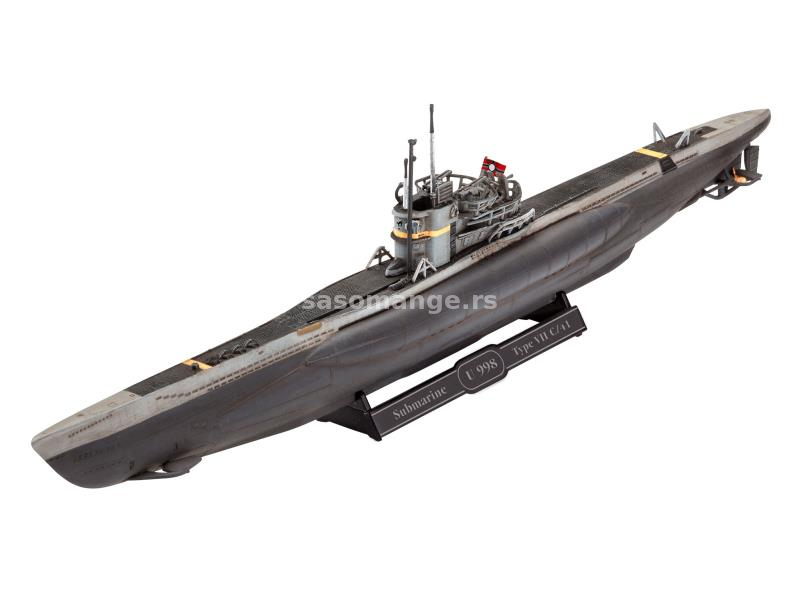 1:350 nemačka podmornica 19cm Submarine Type VII C/41