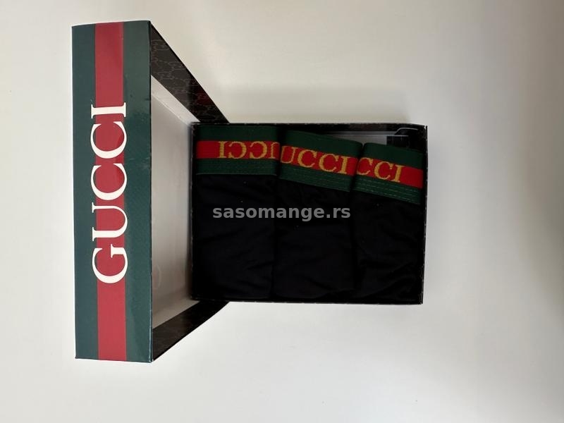 Gucci crni zenski ves set tange bokserice top