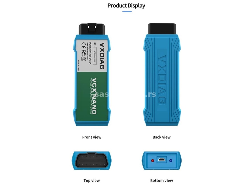 VXDIAG VCX NANO NX100 WiFi- VW/Audi/Škoda/Seat/Bentley