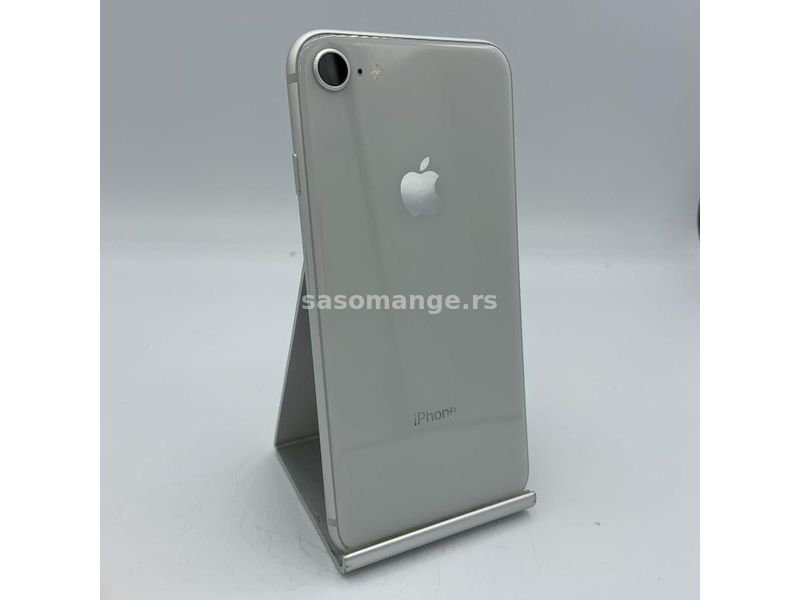 iPhone 8 Silver 100% Helt