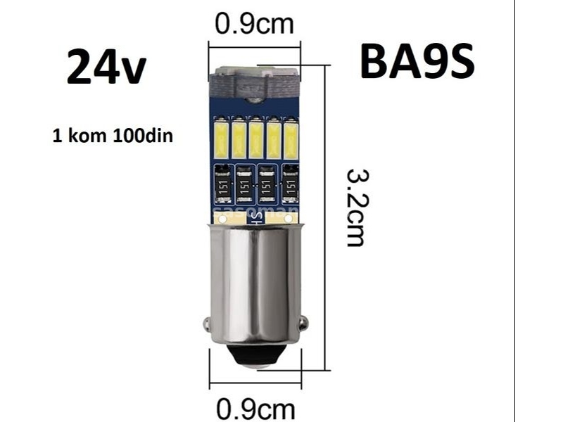 LED 24v ZA KAMION (P21)(1156) jedan kontakt