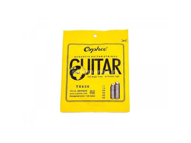 Orphee TX630 žice za akustičnu gitaru 011-052