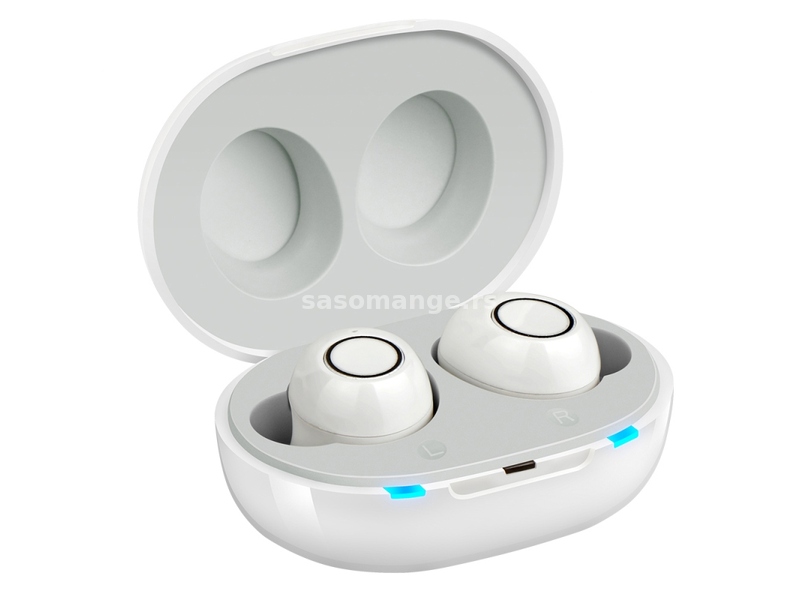 Slušni aparat punjiv u obliku bubica slusalica za oba uveta na dugme