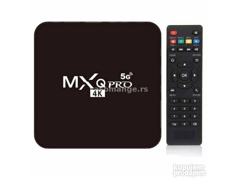 MXQ PRO 4K BOX 4GB ram/64GB WIFI multimedia android 10.1