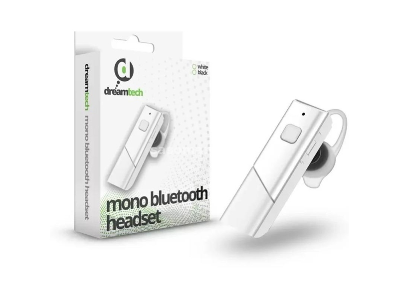 DREAMTECH Mono Bluetooth Headset White