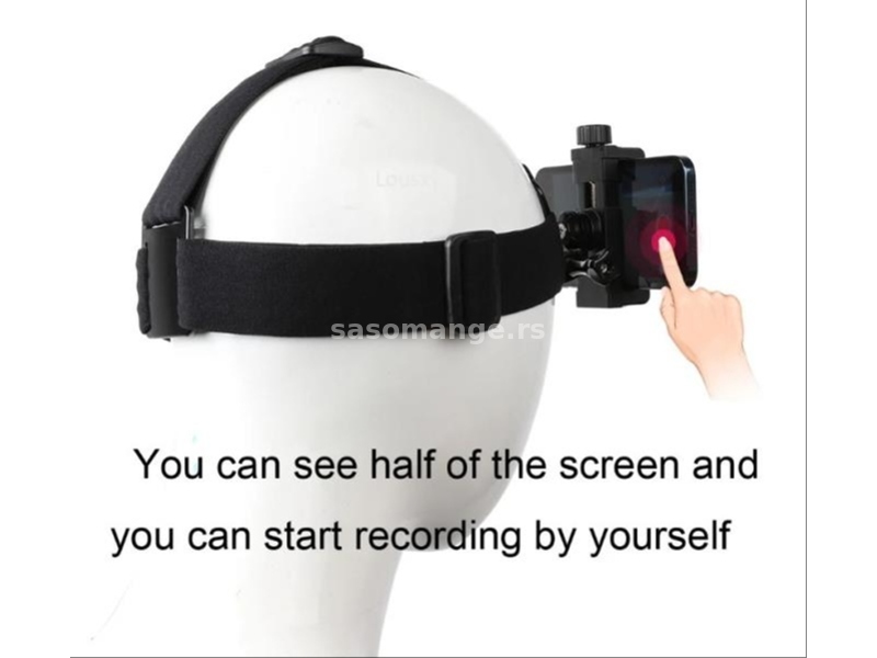 Traka za glavu za nosenje telefona i akcione kamere
