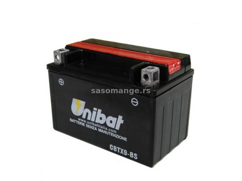 Akumulator UNIBAT 12V 8Ah gel CBTX9-BS levi plus (150x87x105) 120A AK73