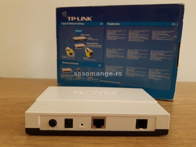 ADSL2/2+ Ethernet Router (ruter) - Modem TP-Link TD-8816