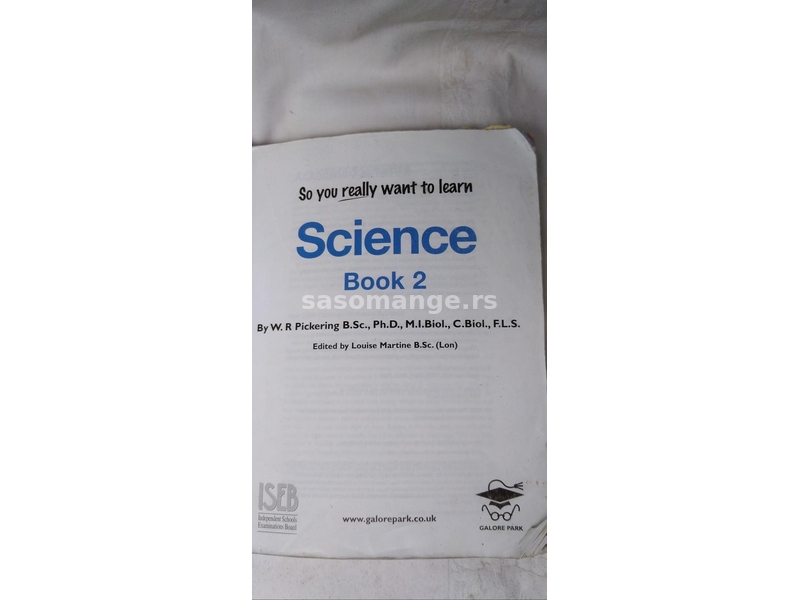 Knjiga: Science-ucenje engleskog br.2, 440 str. , losije stanje.