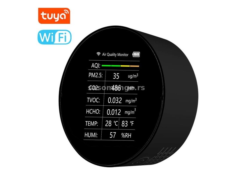WiFi 7 u 1 detektor merac kvaliteta vazduha
