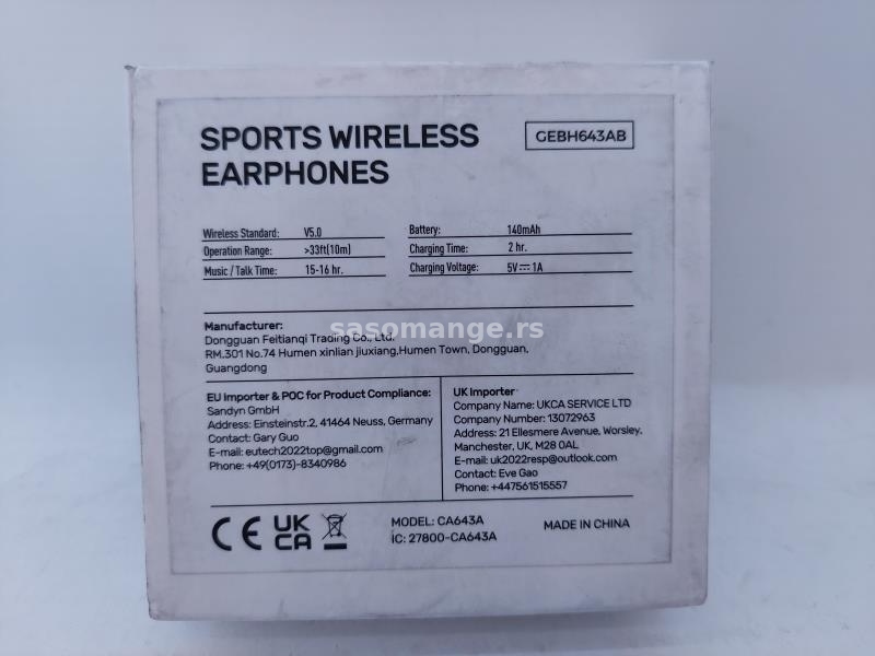Slusalice / SPORT wireless