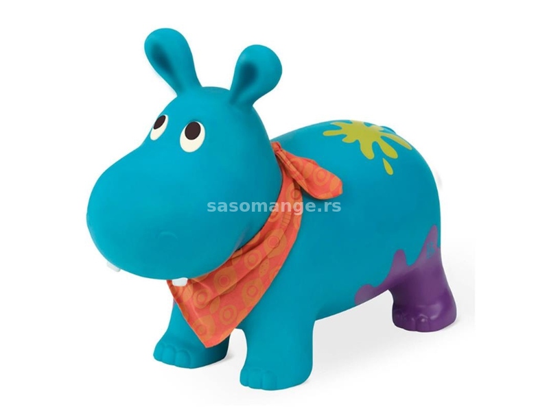 B Toys Gumena igračka na naduvavanje za skakanje Hippo