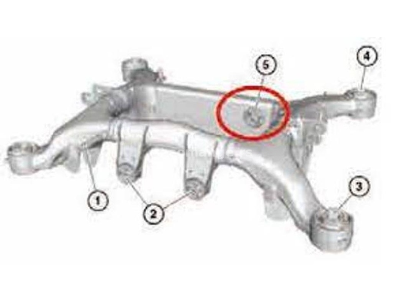 Alat za prednju cauru diferencijala BMW serija F