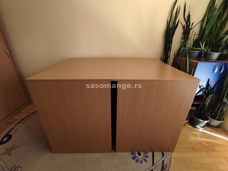 Kompjuterski sto (kancelarijski, radni, pisaći) - 2 komada - kvalitetni, masivni, kao novi - AKCIJA!