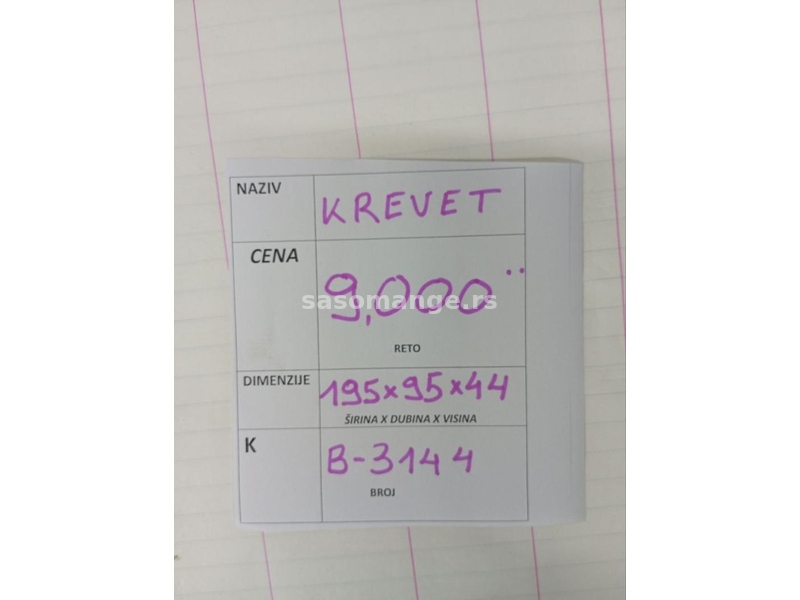 Krevet B-3144