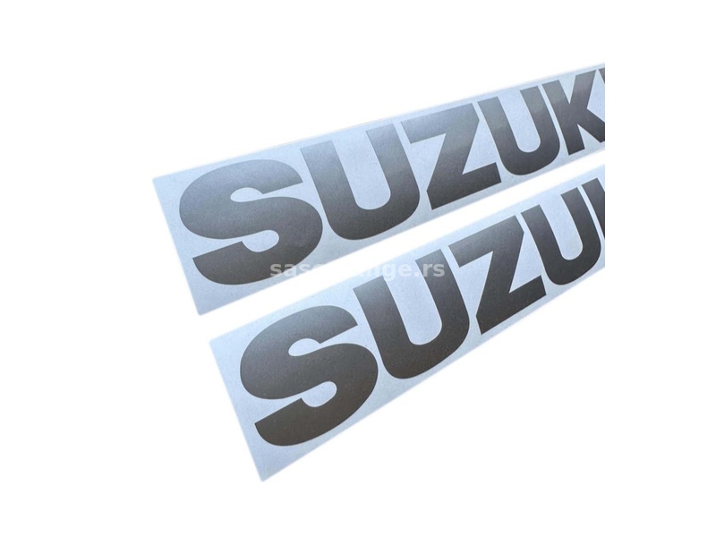 Suzuki Slova nalepnice sive - Nalepnice za motore - 1955