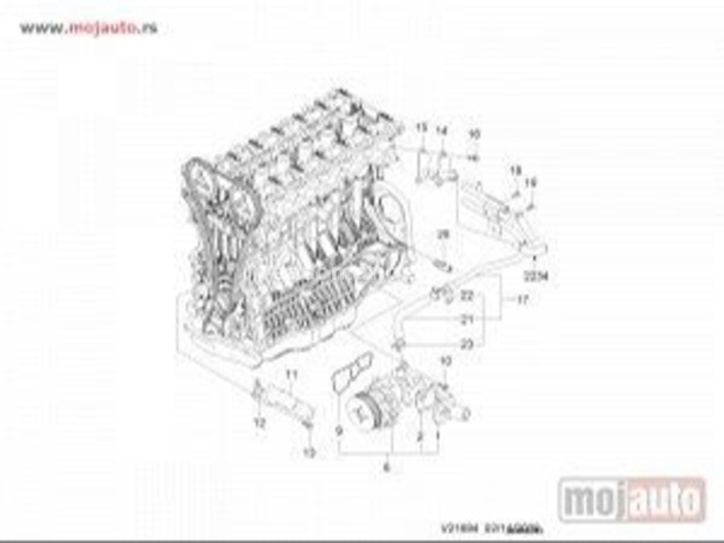 Chevrolet Epica 2.0B/2.5B Termostat 04- NOVO