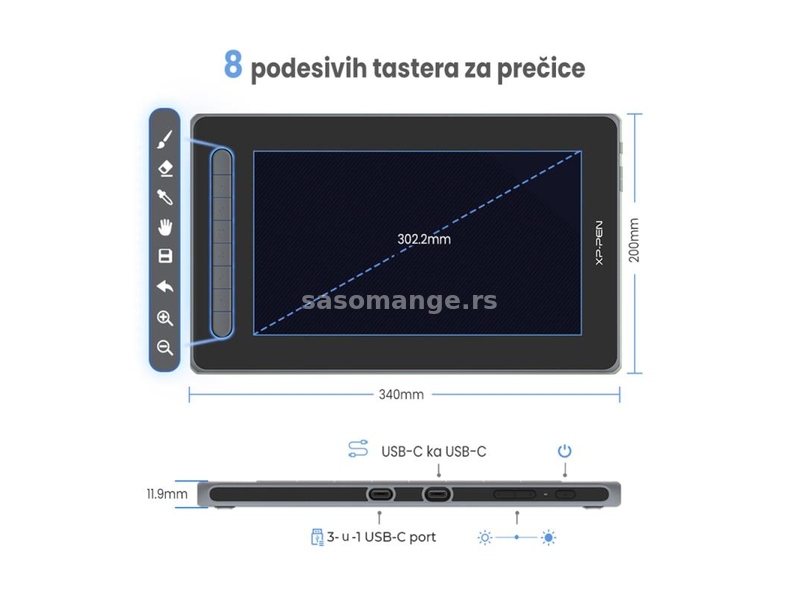 XP-Pen Artist 12 (2. Generacije)