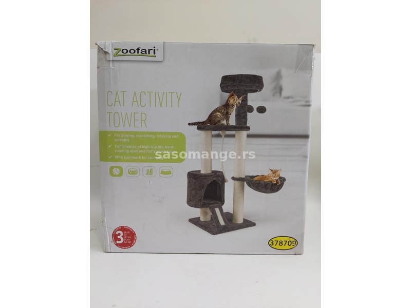 Penjalica za macke / Zoofari Cat Activiti Tover
