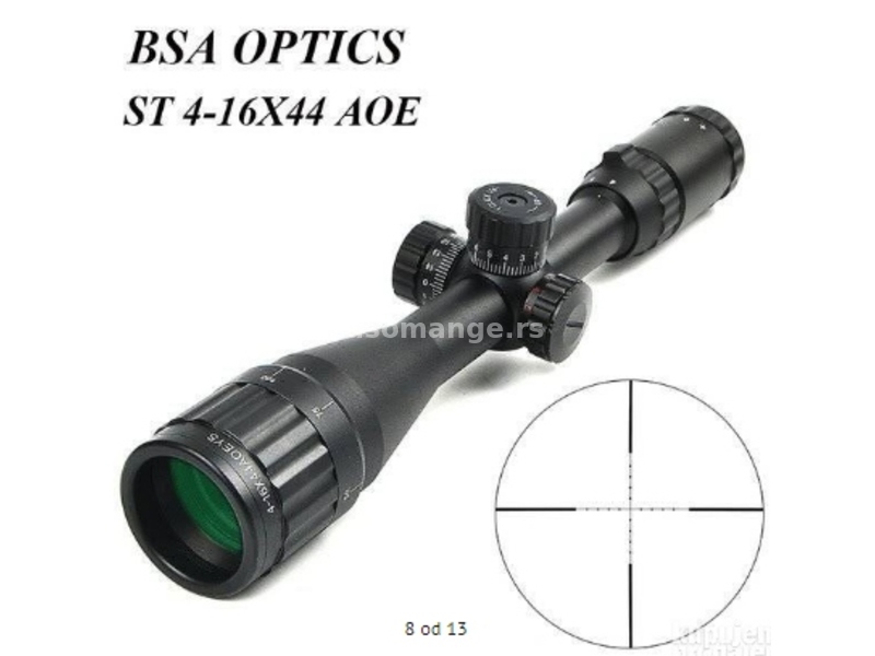 AKCIJA OPTIKA BSA Optika 4-16x44 Potpuno NOVA 11mm 21mm BSA