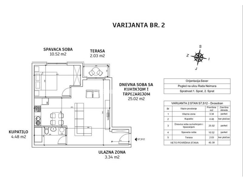 Luksuzna novogradnja, Lekino brdo-Vozdovac,45.39m2