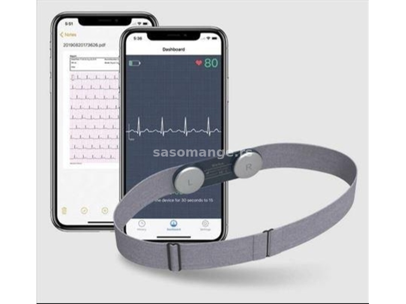 Wellue DuoEK prenosivi EKG merač monitor - NOVO - Swiss