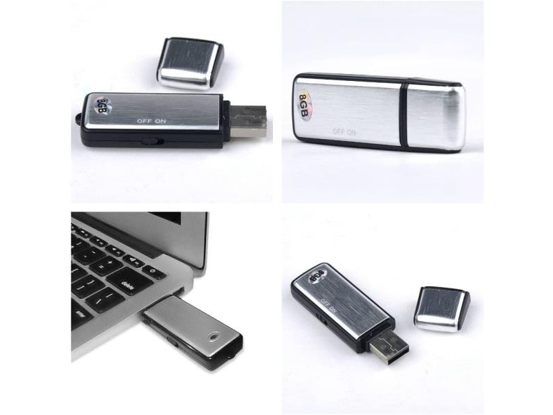 Prisluškivač USB - NOVI MODEL 8GB, fleš