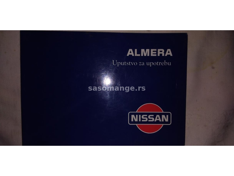 Tehnicko uputstvo za upotrebu za Nissan Almera febr.1998. oko 120 str., srp.