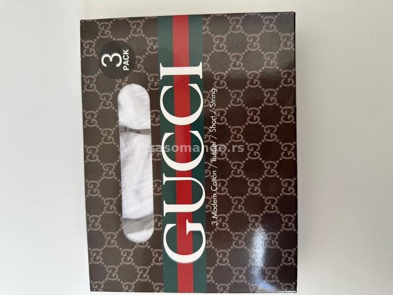 Gucci beli zenski ves set tange bokserice top