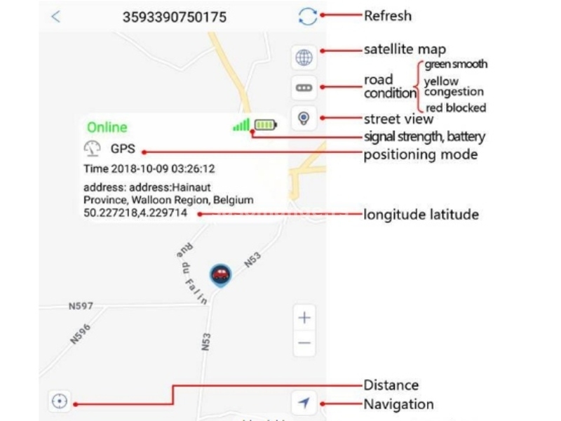 GPS Lokator za Pse IP67 Macke GPS traker GSM AGPS Wifi LBS