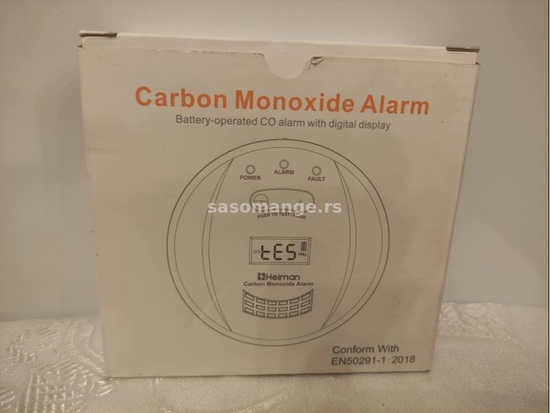 Detektor ugljen monoksida Carbon Monoxide Detect Heiman