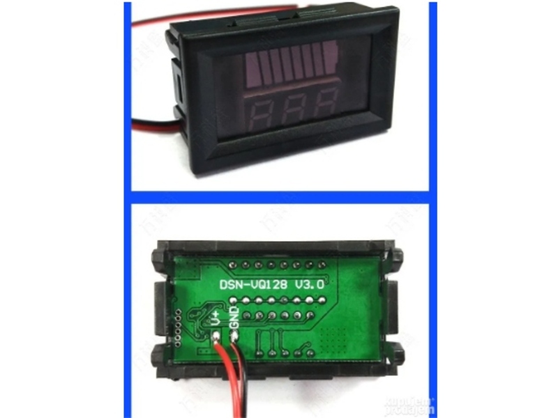 Indikator napunjenosti akumulatora 6V/12V/24V/36V/48V/60V