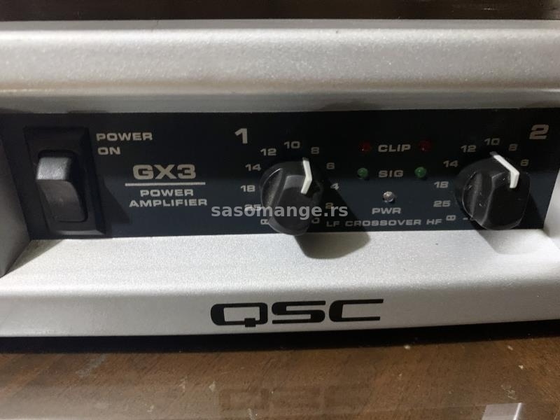 QSC GX3 Stereo Power Amplifier