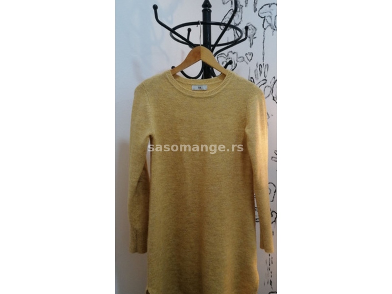C&amp;A žuta džemper haljina