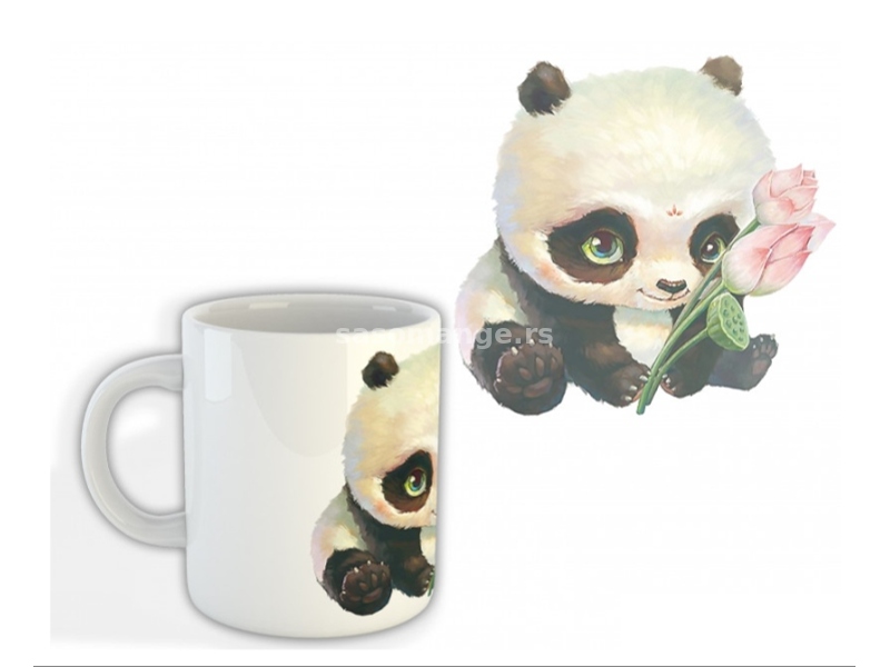 Solja Keramicka Baby Panda Vise Modela