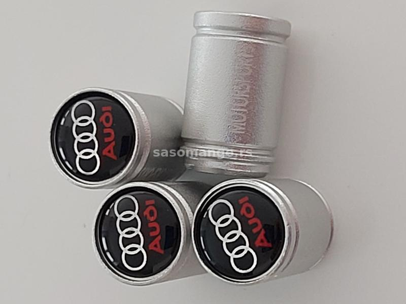 Kapice za ventile - Audi Sports silver