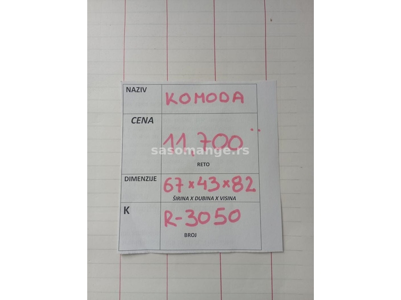 Komoda R-3050