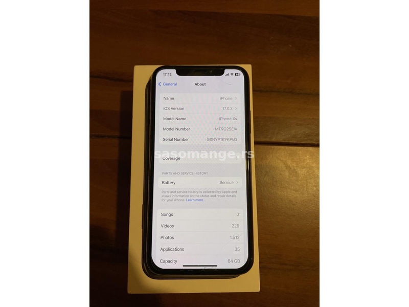 iphone XS gold