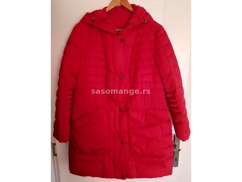 Crvena perjana jakna