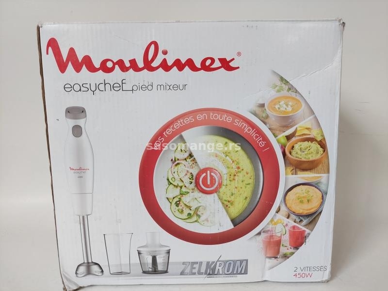 Rucni blender Moulinex sa sekacem 2u1 / 450W