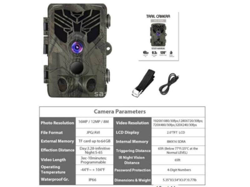WIFI KAMERA ZA LOV kamera za lov Kamera Za Lov HC-810A