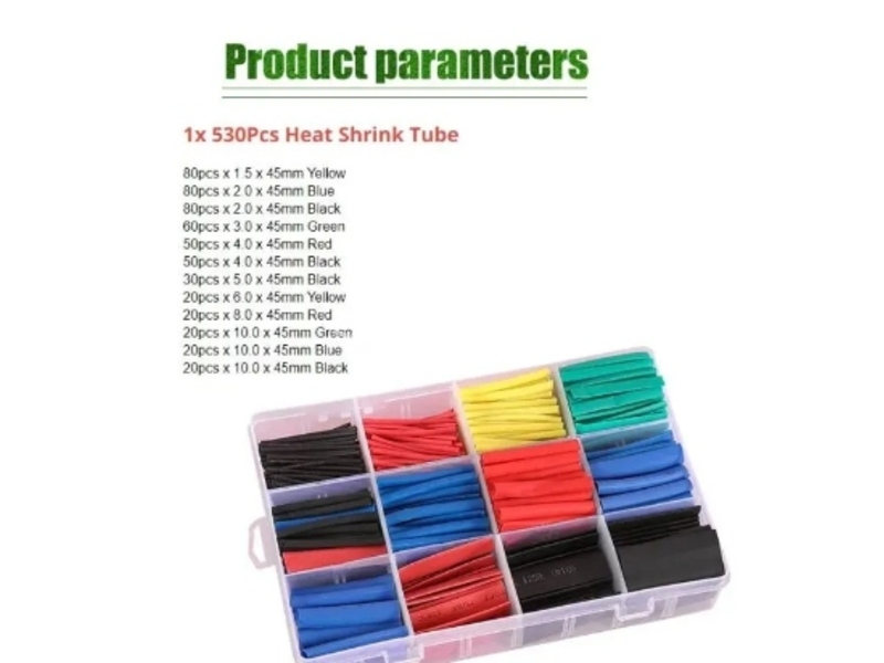 Shrinktube heat shrink tubing kit 530pcs