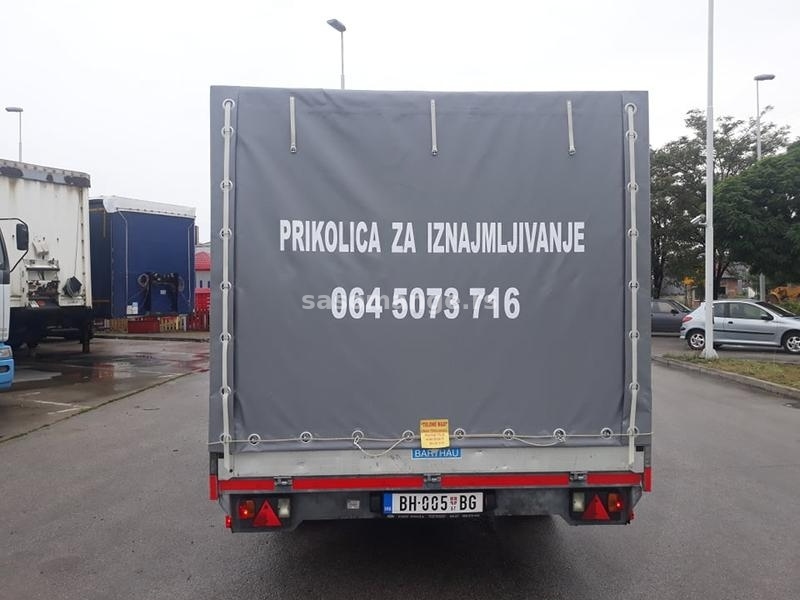 IZNAJMLJIVANJE AUTO PRIKOLICA SA CERADOM