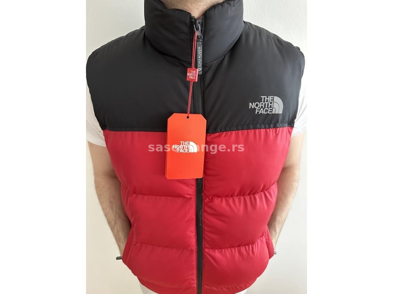 The North Face prsluk crno crveni TNF5